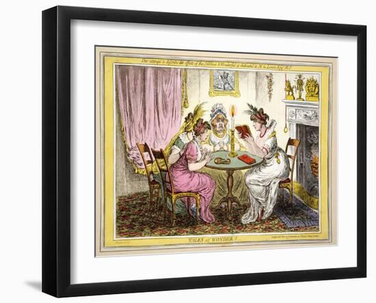 Tales of Wonder, Pub. H. Humphrey, London, 1802-James Gillray-Framed Giclee Print