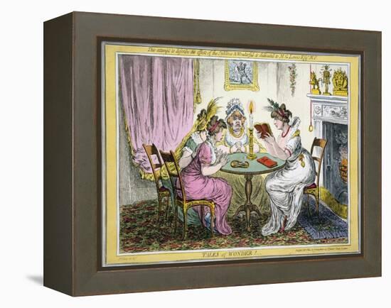 Tales of Wonder!-James Gillray-Framed Premier Image Canvas