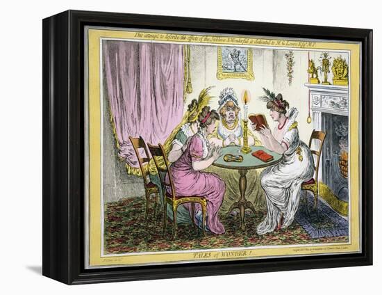 Tales of Wonder!-James Gillray-Framed Premier Image Canvas