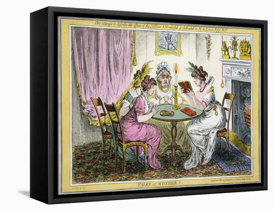 Tales of Wonder!-James Gillray-Framed Premier Image Canvas