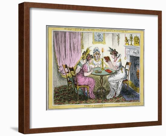 Tales of Wonder!-James Gillray-Framed Giclee Print