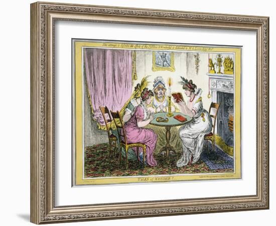 Tales of Wonder!-James Gillray-Framed Giclee Print