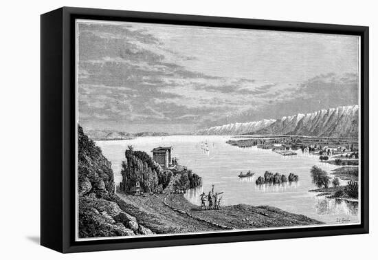 Tali Lake, Japan, 1895-Armand Kohl-Framed Premier Image Canvas