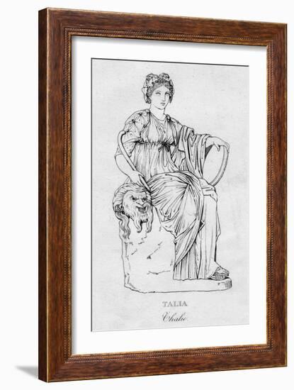 'Talia (Thalie)', c1850-Unknown-Framed Giclee Print