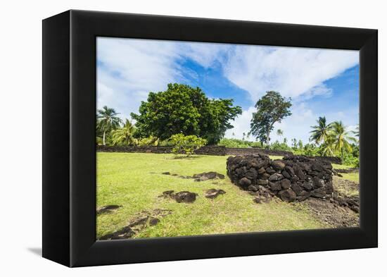 Talietumu or Kolo Nui ruins, former fortress, Wallis, Wallis and Futuna, South Pacific, Pacific-Michael Runkel-Framed Premier Image Canvas