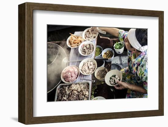 Taling Chan Floating Market, Bangkok, Thailand, Southeast Asia, Asia-Andrew Taylor-Framed Photographic Print