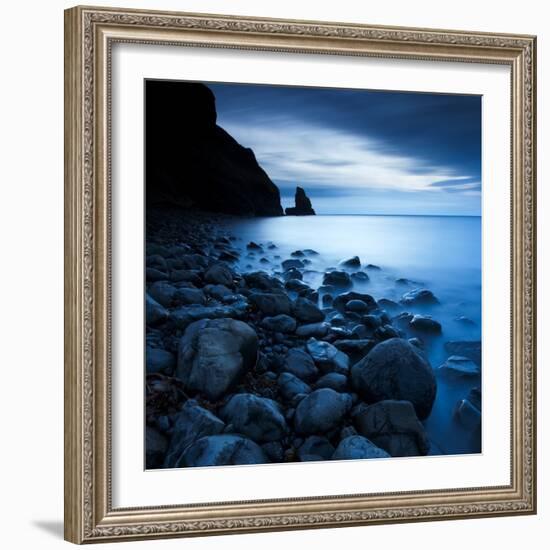 Talisker Bay under a Winter Moon-Doug Chinnery-Framed Photographic Print