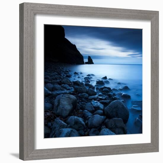 Talisker Bay under a Winter Moon-Doug Chinnery-Framed Photographic Print