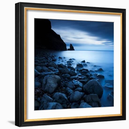 Talisker Bay under a Winter Moon-Doug Chinnery-Framed Photographic Print