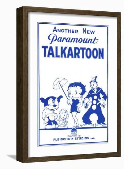 Talkartoon, 1931-null-Framed Premium Giclee Print