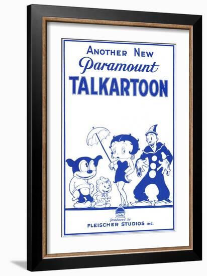 Talkartoon, 1931-null-Framed Premium Giclee Print