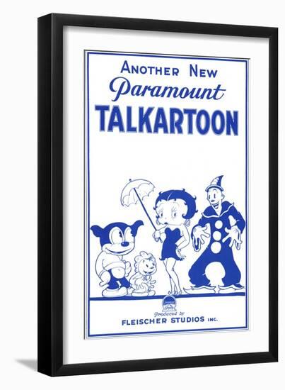 Talkartoon, 1931-null-Framed Premium Giclee Print