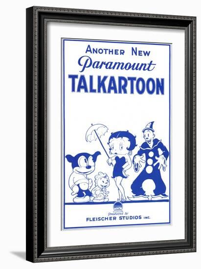 Talkartoon, 1931-null-Framed Premium Giclee Print