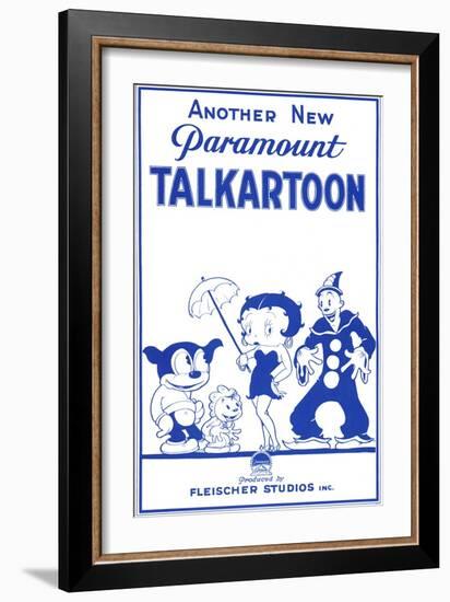 Talkartoon, 1931-null-Framed Art Print