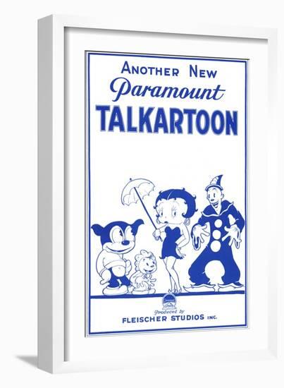 Talkartoon, 1931--Framed Art Print