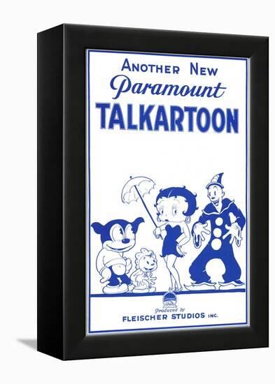 Talkartoon, 1931-null-Framed Stretched Canvas