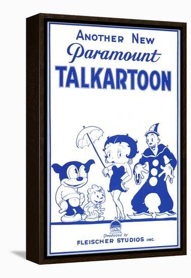 Talkartoon, 1931-null-Framed Stretched Canvas