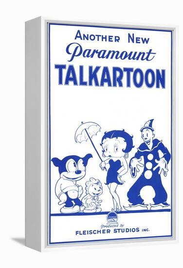 Talkartoon, 1931-null-Framed Stretched Canvas