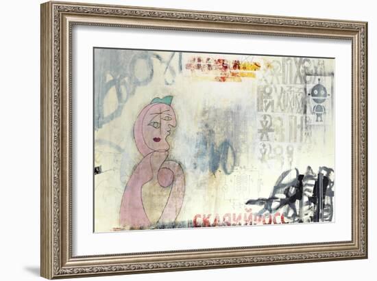 Talking Point-Clayton Rabo-Framed Giclee Print