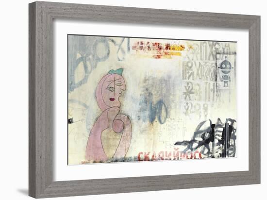 Talking Point-Clayton Rabo-Framed Giclee Print