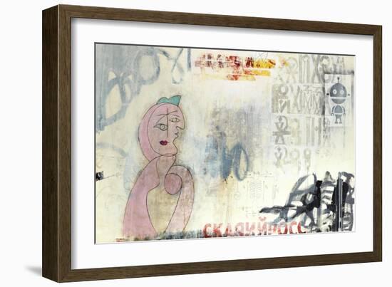 Talking Point-Clayton Rabo-Framed Giclee Print