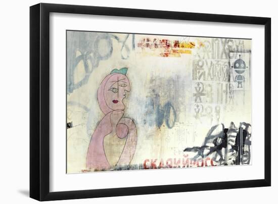 Talking Point-Clayton Rabo-Framed Giclee Print