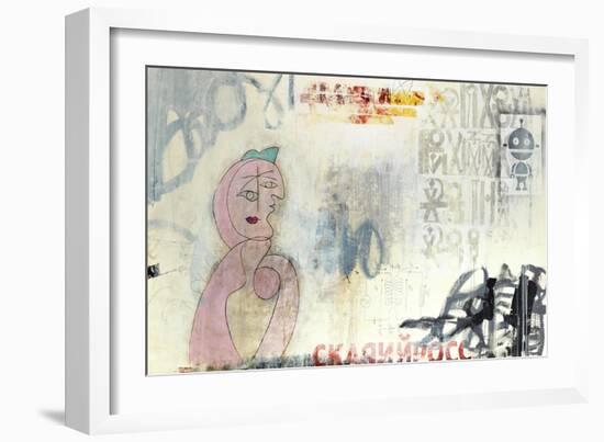Talking Point-Clayton Rabo-Framed Giclee Print