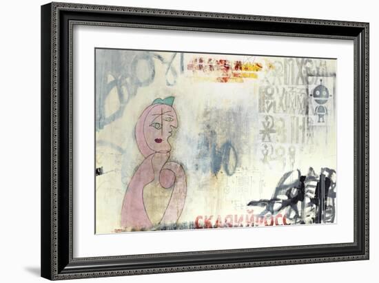 Talking Point-Clayton Rabo-Framed Giclee Print