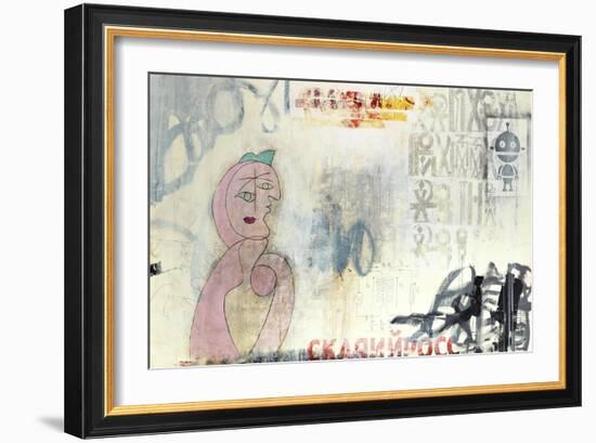 Talking Point-Clayton Rabo-Framed Giclee Print