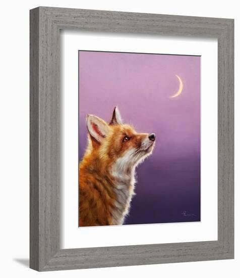 Talking To The Moon-Lucia Heffernan-Framed Art Print