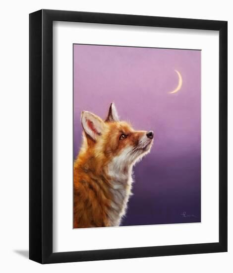 Talking To The Moon-Lucia Heffernan-Framed Art Print