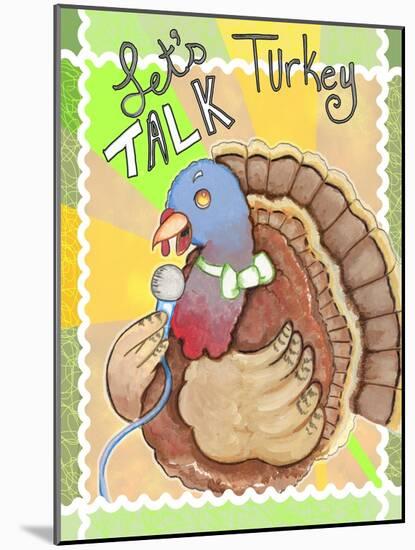 Talking Turkey-Valarie Wade-Mounted Giclee Print