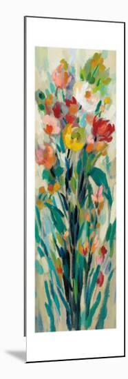 Tall Bright Flowers Cream I-Silvia Vassileva-Mounted Art Print