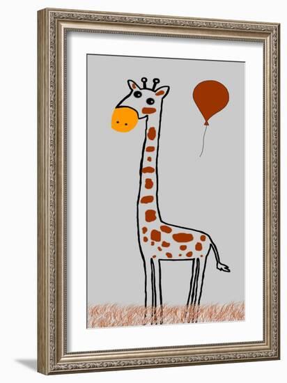 Tall Guy-Sheldon Lewis-Framed Art Print