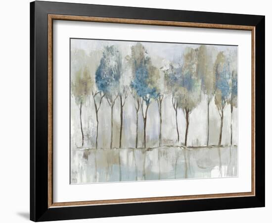 Tall Indigo Trees-Allison Pearce-Framed Art Print