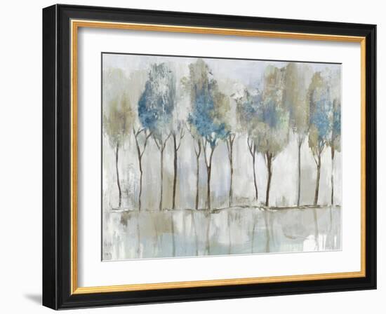 Tall Indigo Trees-Allison Pearce-Framed Art Print