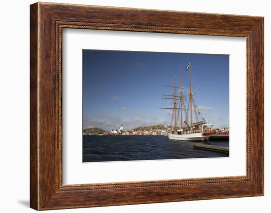 Tall Ship in Harbour, Skarhamn, Tjorn, Bohuslan Coast, Southwest Sweden, Sweden, Europe-Stuart Black-Framed Photographic Print