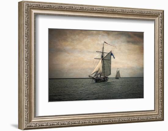 Tall Ships Festival, Digitally Altered-Rona Schwarz-Framed Photographic Print