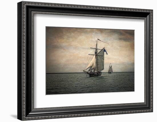 Tall Ships Festival, Digitally Altered-Rona Schwarz-Framed Photographic Print