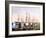 Tall Ships Mooring in the Harbour, Hamburg, Pub. C.1895-null-Framed Photographic Print