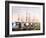 Tall Ships Mooring in the Harbour, Hamburg, Pub. C.1895-null-Framed Photographic Print