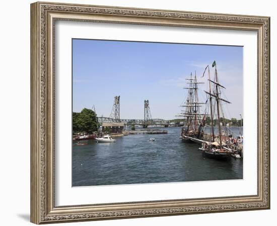 Tall Ships, Portsmouth, New Hampshire, New England, United States of America, North America-Wendy Connett-Framed Photographic Print