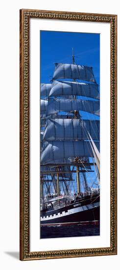 Tall Ships Race in the Ocean, Baie De Douarnenez, Finistere, Brittany, France-null-Framed Photographic Print