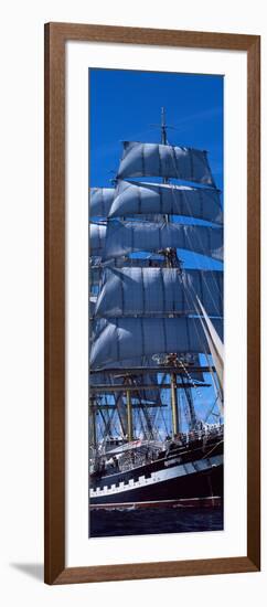 Tall Ships Race in the Ocean, Baie De Douarnenez, Finistere, Brittany, France-null-Framed Photographic Print