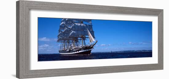 Tall Ships Race in the Ocean, Baie De Douarnenez, Finistere, Brittany, France-null-Framed Photographic Print