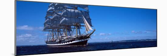 Tall Ships Race in the Ocean, Baie De Douarnenez, Finistere, Brittany, France-null-Mounted Photographic Print