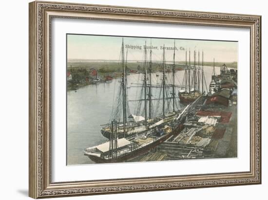 Tall Ships, Savannah, Georgia-null-Framed Art Print