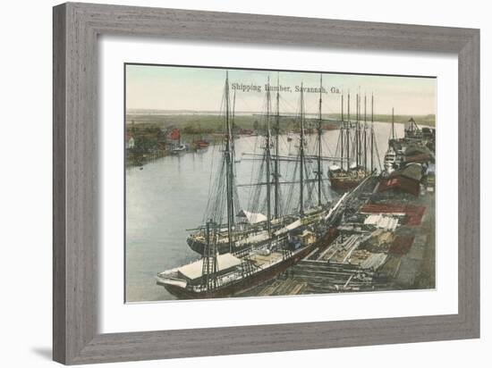 Tall Ships, Savannah, Georgia-null-Framed Art Print