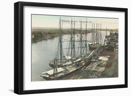 Tall Ships, Savannah, Georgia-null-Framed Art Print