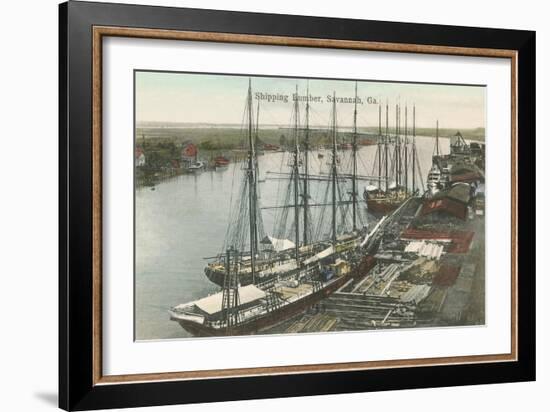 Tall Ships, Savannah, Georgia-null-Framed Art Print